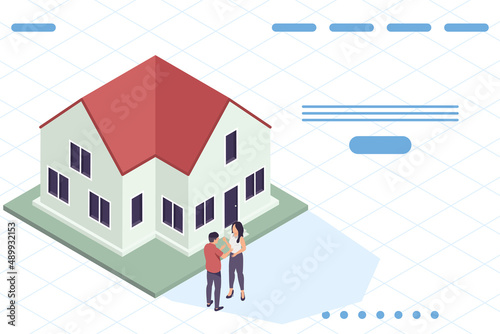 house and couple