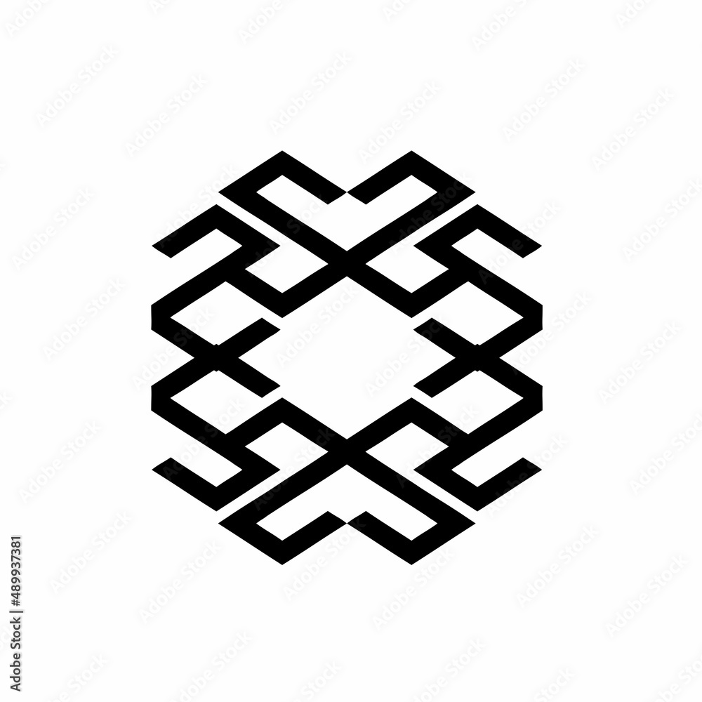 sz, ss, zs, zz, swz, smz, sms, zmz initials geometrical logo and vector icon