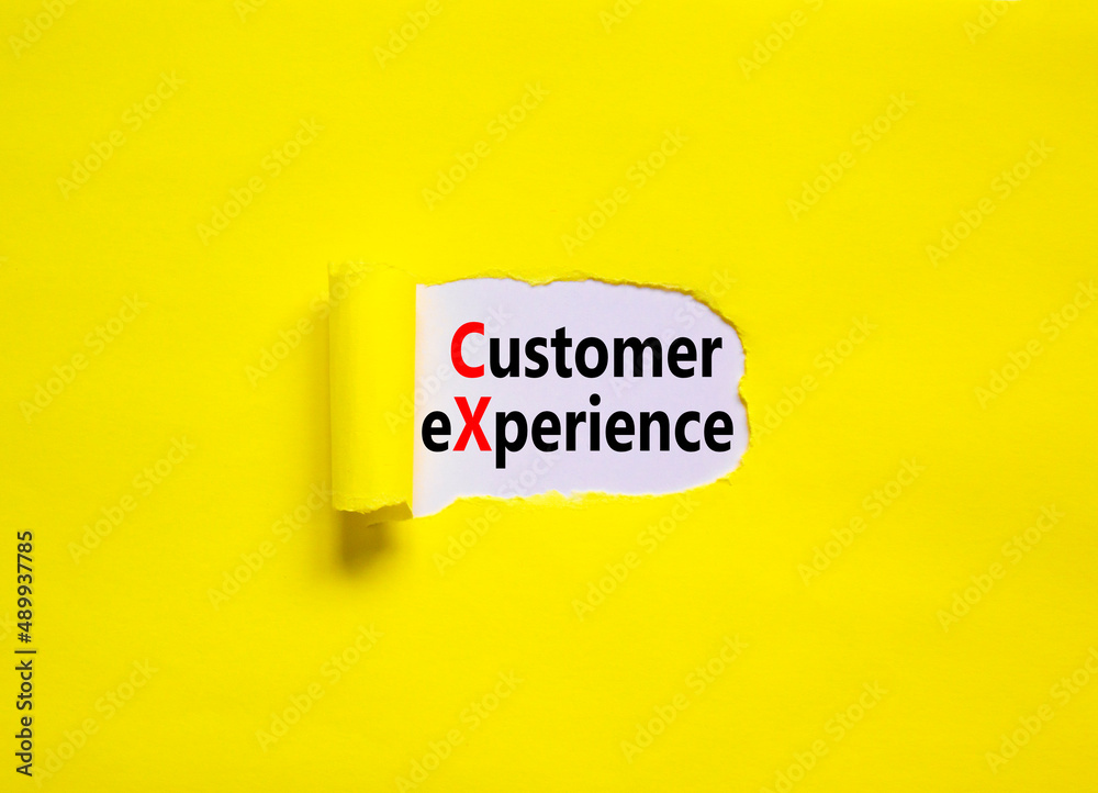CX customer experience symbol. Concept words CX customer experience on ...