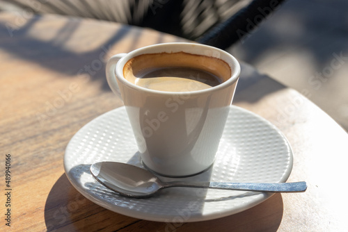 Café en terrasse photo