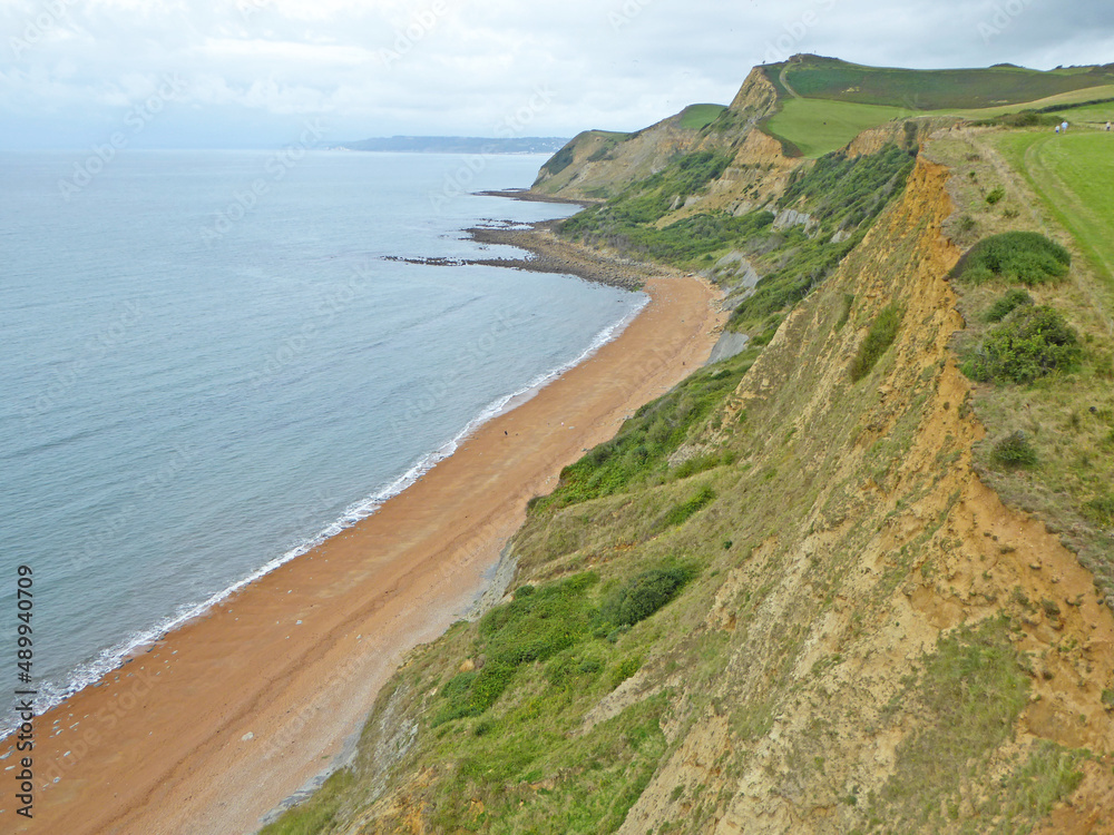 	
Cliffs at Eype in Dorset, England	