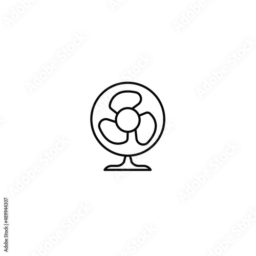 table fan icons  symbol vector elements for infographic web