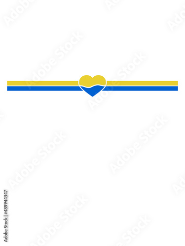 Streifen Ukraine Herz 