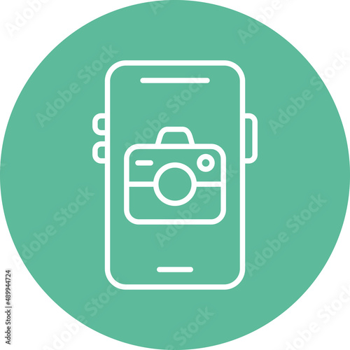 Mobile Camera Icon Style