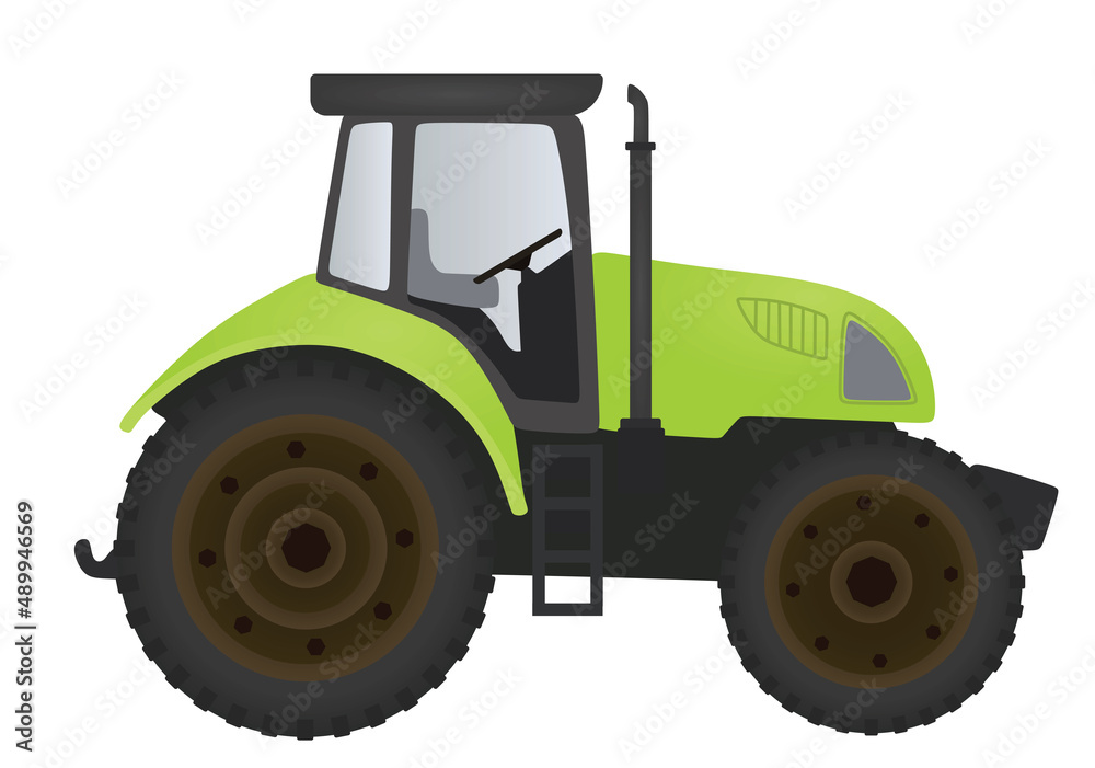 Agricultural farmers tractor. vector illustration Agricultural farmers tractor. vector illustration