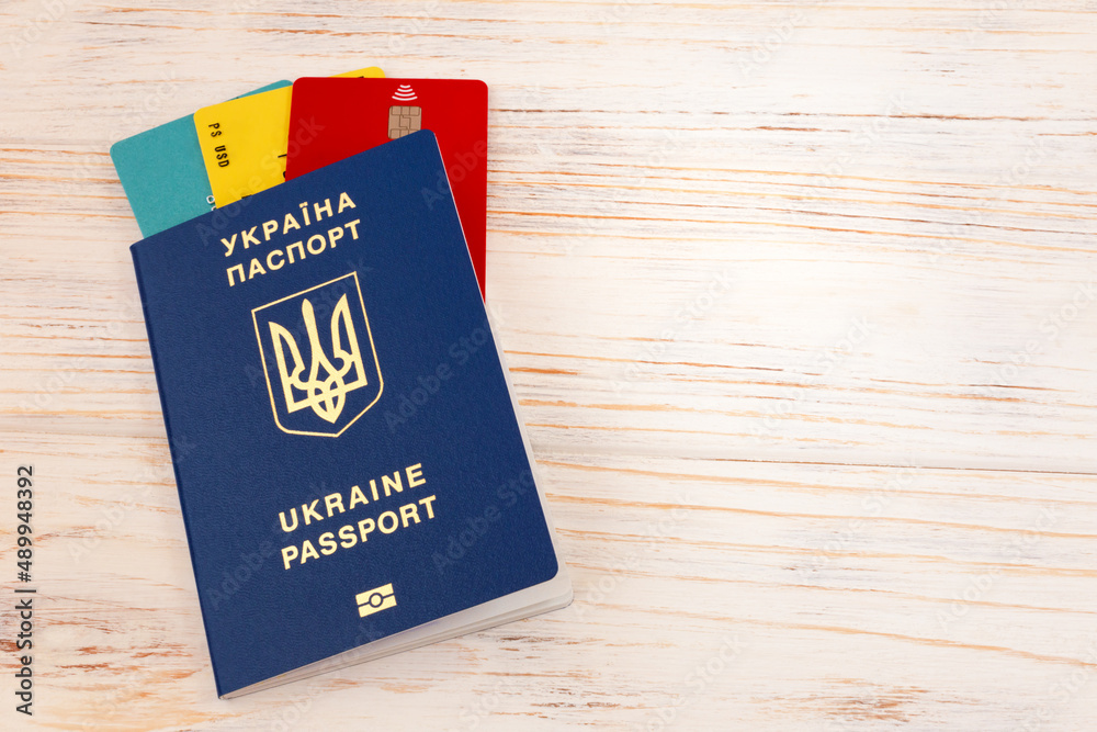 Ukrainian passport, credit cards Ukrainian passport, credit cards