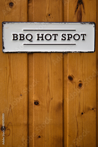 Schild BBQ Hot Spot