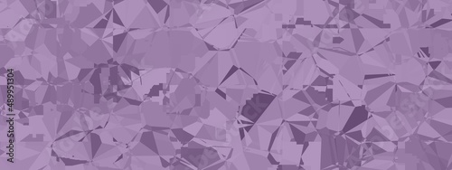 Banner abstract macro crystal geometric background texture Amethyst Orchid color. Random pattern background. Texture Amethyst Orchid color pattern background.