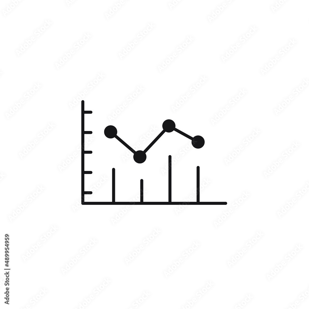 line graph icons symbol vector elements for infographic web line graph icons symbol vector elements for infographic web