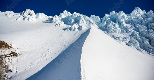 View of Hogsback on Mount Hood
