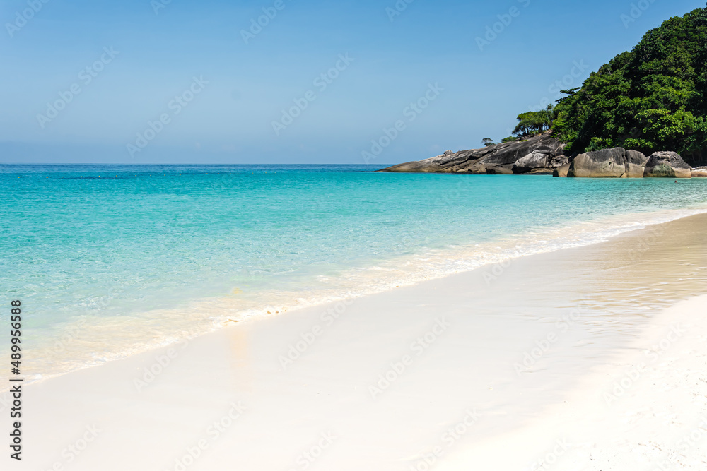 Beautiful beach and sea Koh Miang island No.4 in Mu Ko Similan National Park, Phang Nga, Thailand