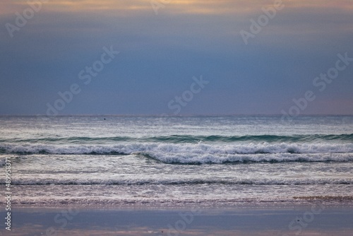 waves on the beach