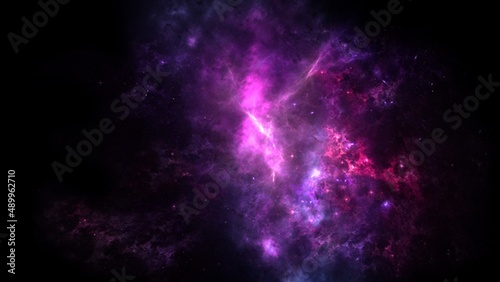 Fototapeta Naklejka Na Ścianę i Meble -  Planets Galaxy Science Fiction Wallpaper Beauty Deep Space Cosmos Physical Cosmology Stock Photos. Cosmology is the study of the cosmos