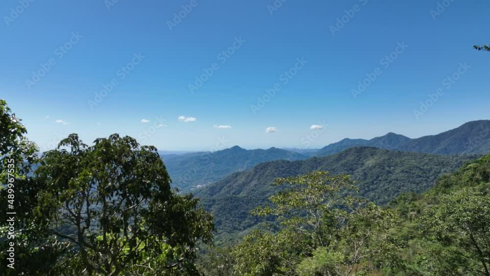 Aerial view of lush forest and mountains in Mexico Aerial view of lush forest and mountains in Mexico