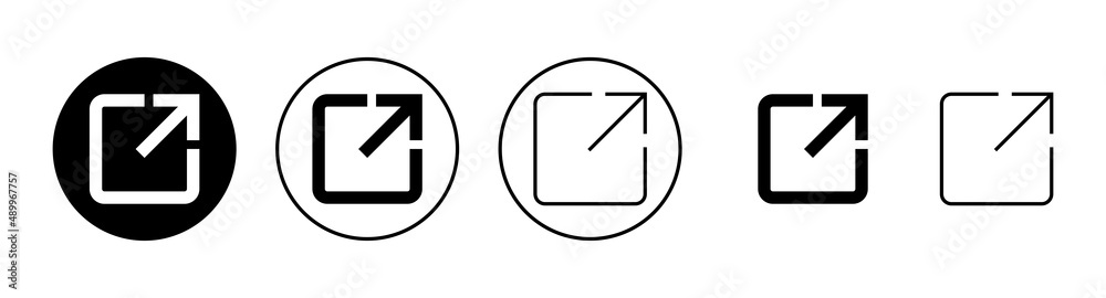 External link icons set. link sign and symbol. hyperlink symbol External link icons set. link sign and symbol. hyperlink symbol