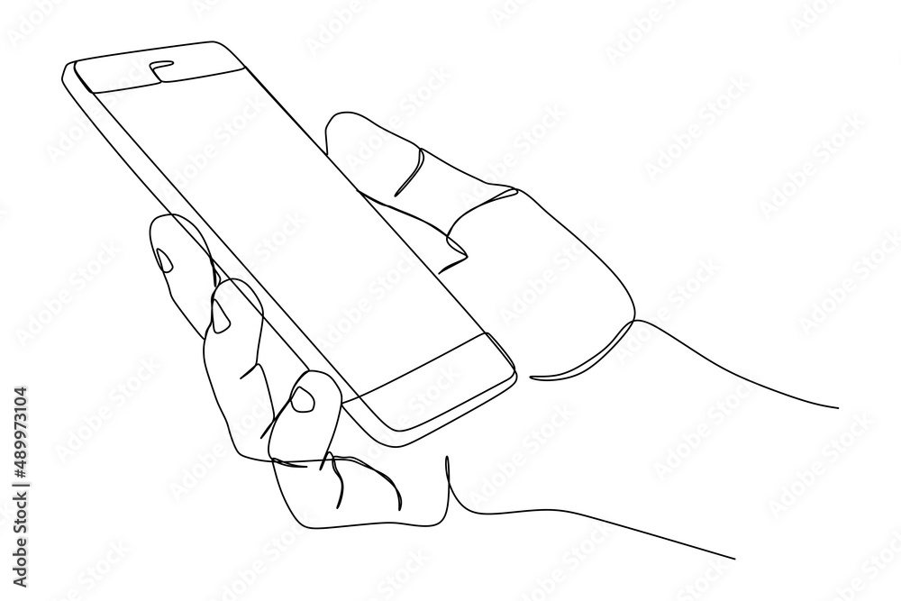 hand holding phone by Splitmonk on DeviantArt