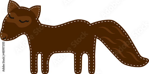 Forest dwellers. Forest animals seamless pattern, cute woodland animal. Flat cartoon fox, bear, deer, sable, horse wolf for children vector print. Wood fauna creatures for wallpaper, textile.