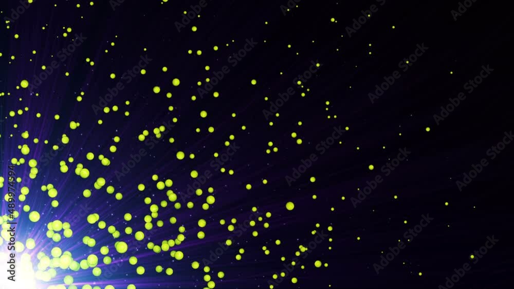 Flying Tennis Balls Animation, Background, Loop, 4k
