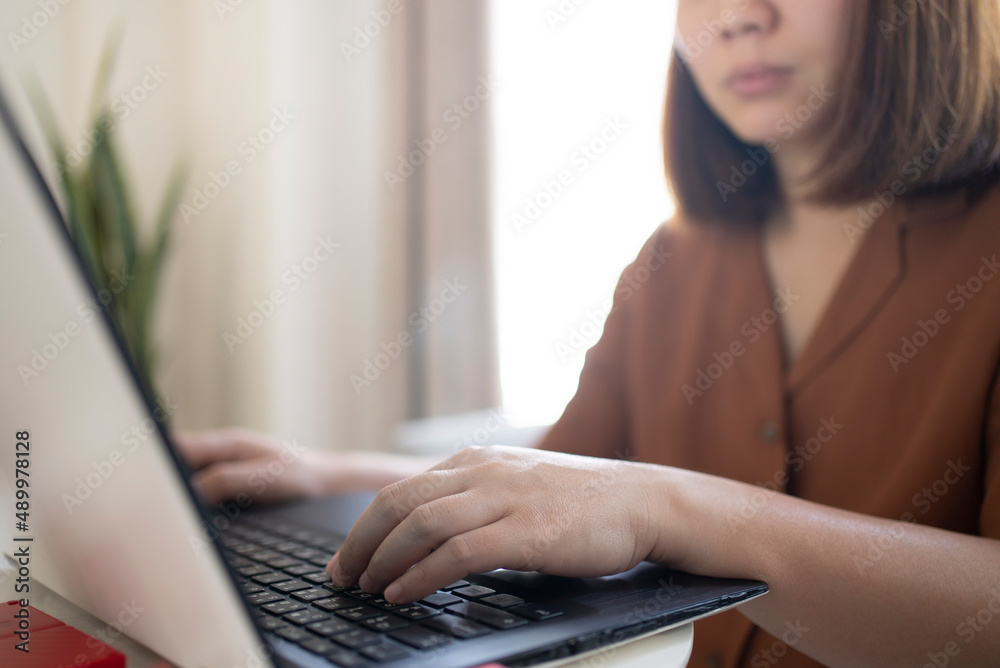 person working on laptop