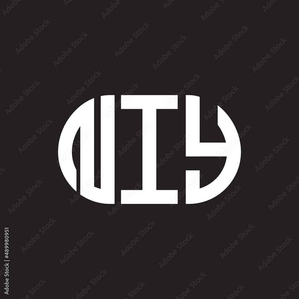 NIY letter logo design on black background. NIY creative initials letter logo concept. NIY letter design. NIY letter logo design on black background. NIY creative initials letter logo concept. NIY letter design.