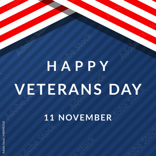 veterans day design vector . 11 november © Slow Area