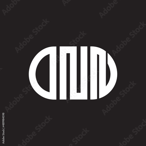 ONN letter logo design on black background. ONN creative initials letter logo concept. ONN letter design. photo