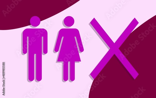 Third gender classifications. Non-binary and intersex people. Sex designation as 