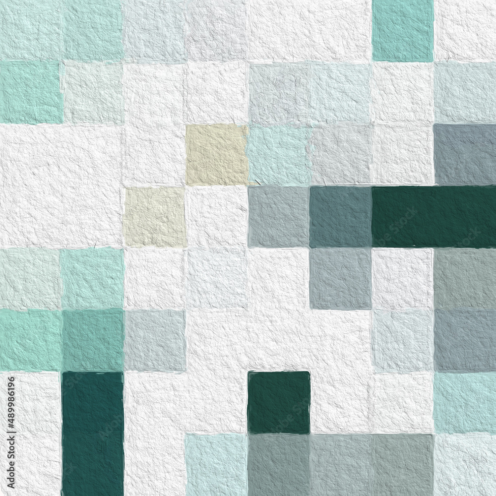 Colorful squares pattern with a rough texture. Background texture wall and have copy space for text. Picture for creative wallpaper or design art work. Colorful squares pattern with a rough texture. Background texture wall and have copy space for text. Picture for creative wallpaper or design art work.