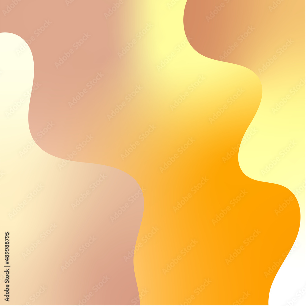 イラスト素材 抽象的な秋のオレンジグラデーション背景 正方形バナー 1 1 Stock Illustration Adobe Stock