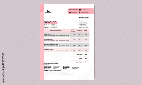 invoice design