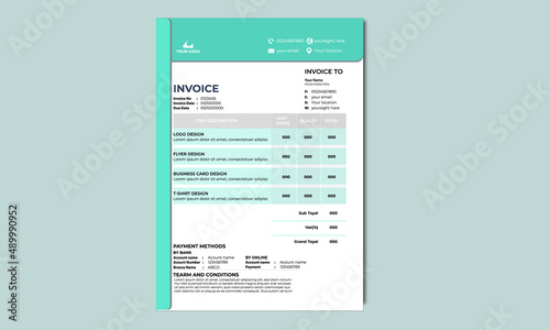 invoice design