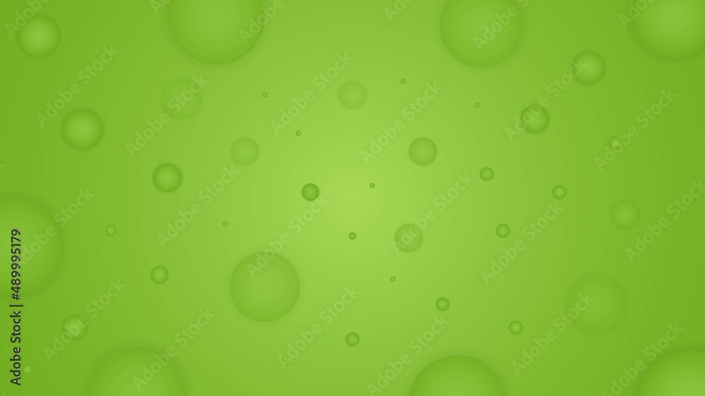 Abstract Bokeh green color Background. poster banner template Colorful Design. Vector illustration.