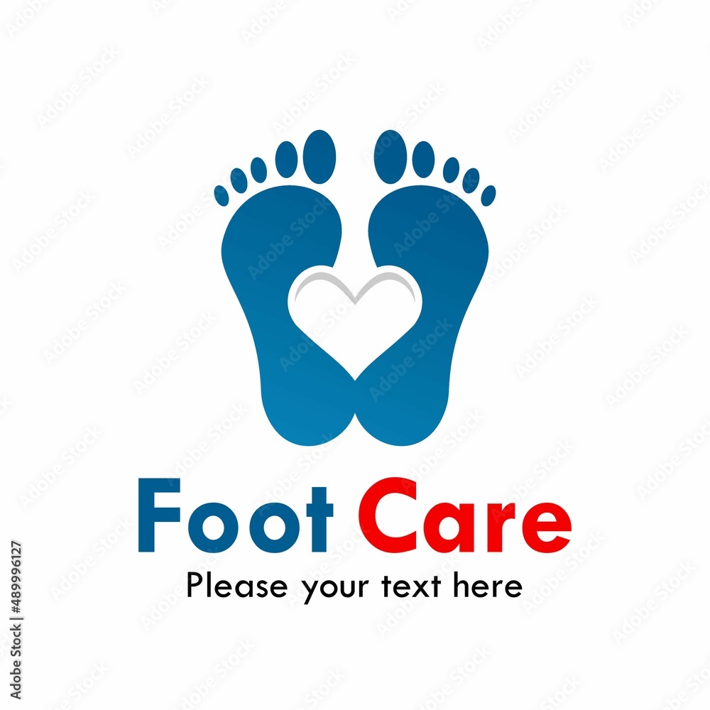 Foot care logo template illustration Foot care logo template illustration