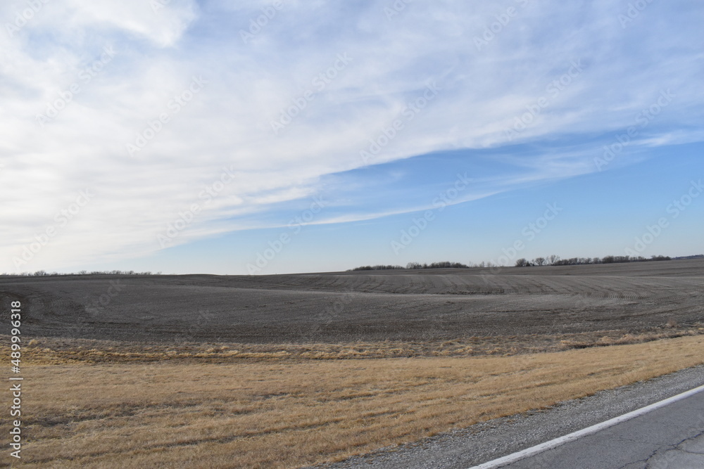Farm Field by a Highway