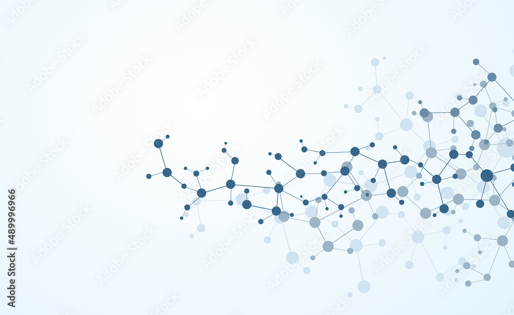 concept physics molecular structure and dna vector chemistry science illustration concept physics molecular structure and dna vector chemistry science illustration