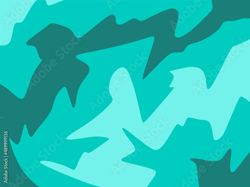 Simple background with gradient and colorful waving lines pattern