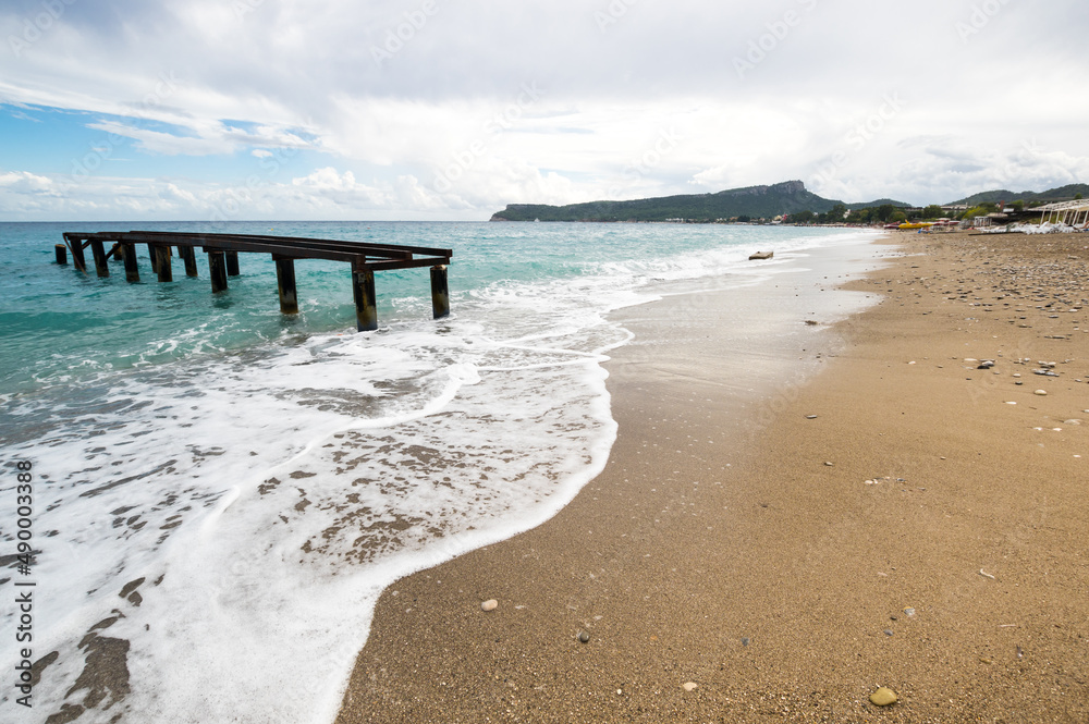 The coast of Mediterranean sea