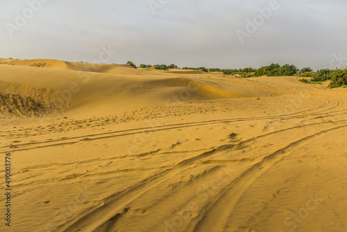 Various views of the Sam s sand dunes