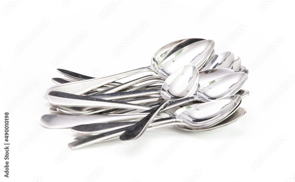 Pile of old spoons Pile of old spoons