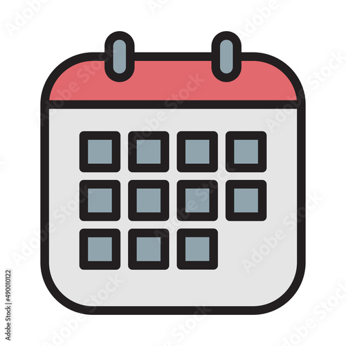 Illustration of Calendar design icon