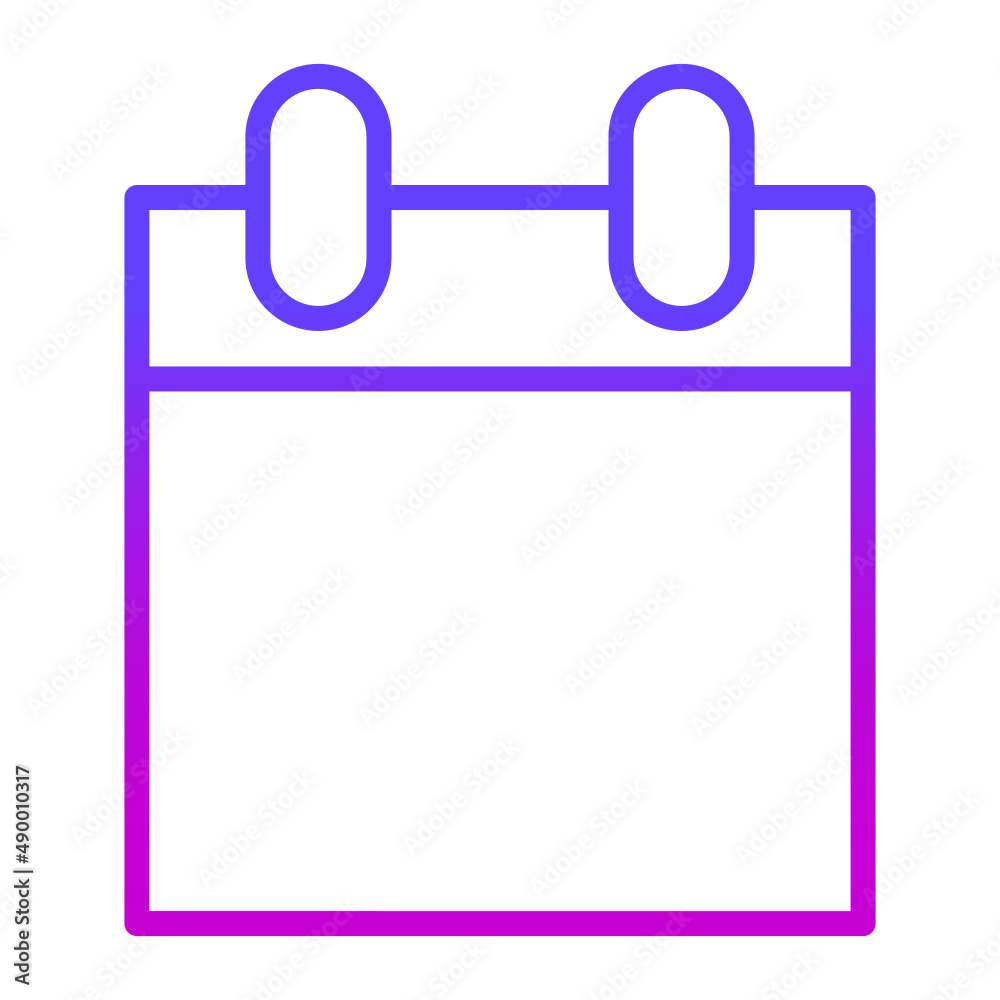 Illustration of Calendar design icon Illustration of Calendar design icon