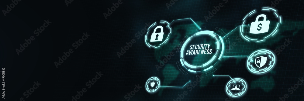 Internet, business, Technology and network concept. Cyber security data protection business technology privacy concept. 3d illustration Internet, business, Technology and network concept. Cyber security data protection business technology privacy concept. 3d illustration