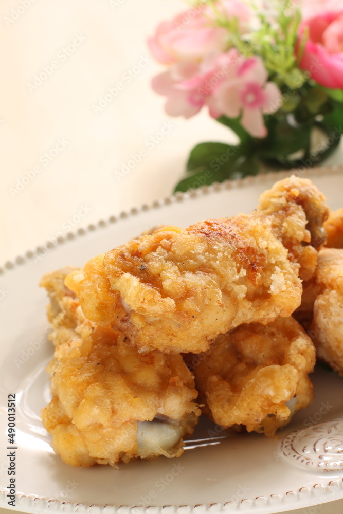 Homemade deep fried chicken drumsticks for comfort food image Homemade deep fried chicken drumsticks for comfort food image