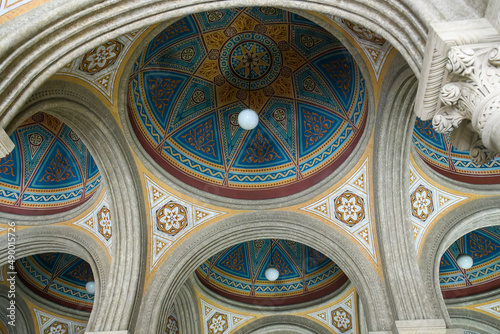 Interior of Chernivtsi University, former Residence of Bukovinian and Dalmatian Metropolitans. Chernivtsi, Ukraine photo