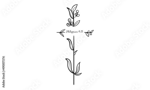 Lent Season. Cross Design for print or use as poster, card, flyer, Tattoo or T Shirt