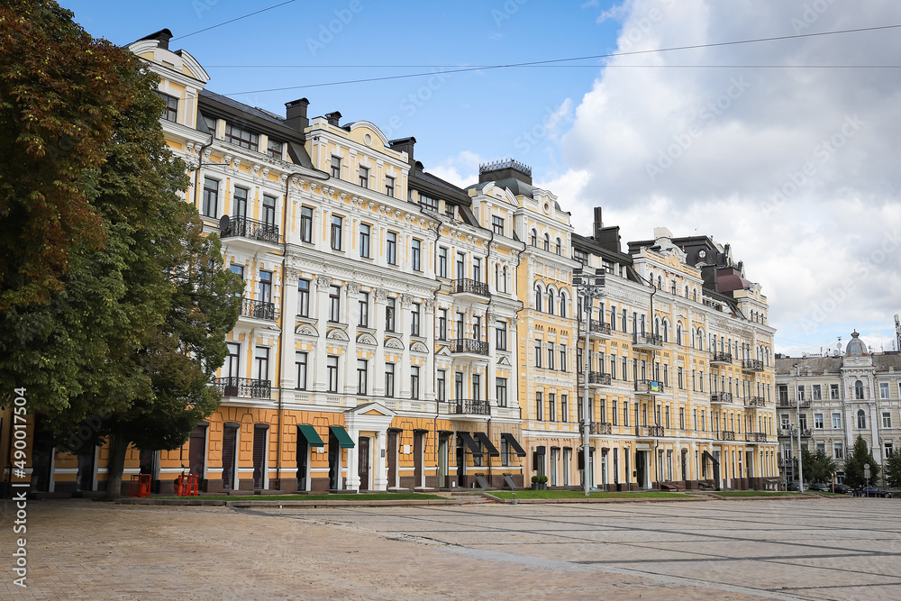 Naklejka premium Building in Kiev, Ukraine