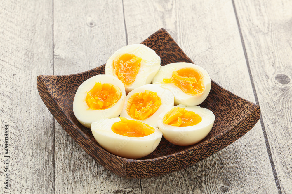 Boiled chicken egg for breakfast Boiled chicken egg for breakfast