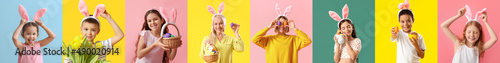 Group of people with bunny ...