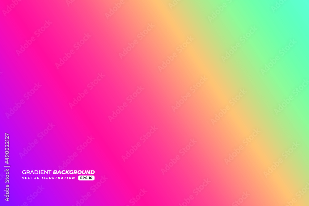 Abstract soft magenta purple yellow orange magenta purple Soft gradient backdrop with place for text. Vector illustration for your graphic design, banner, poster - Vector
