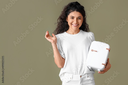 Young smiling woman with sm...